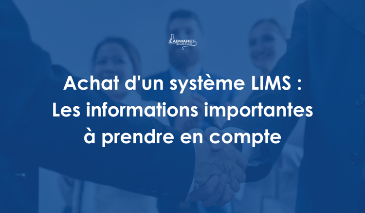 FR Purchasing a LIMS Software System Important Stakeholders to Include