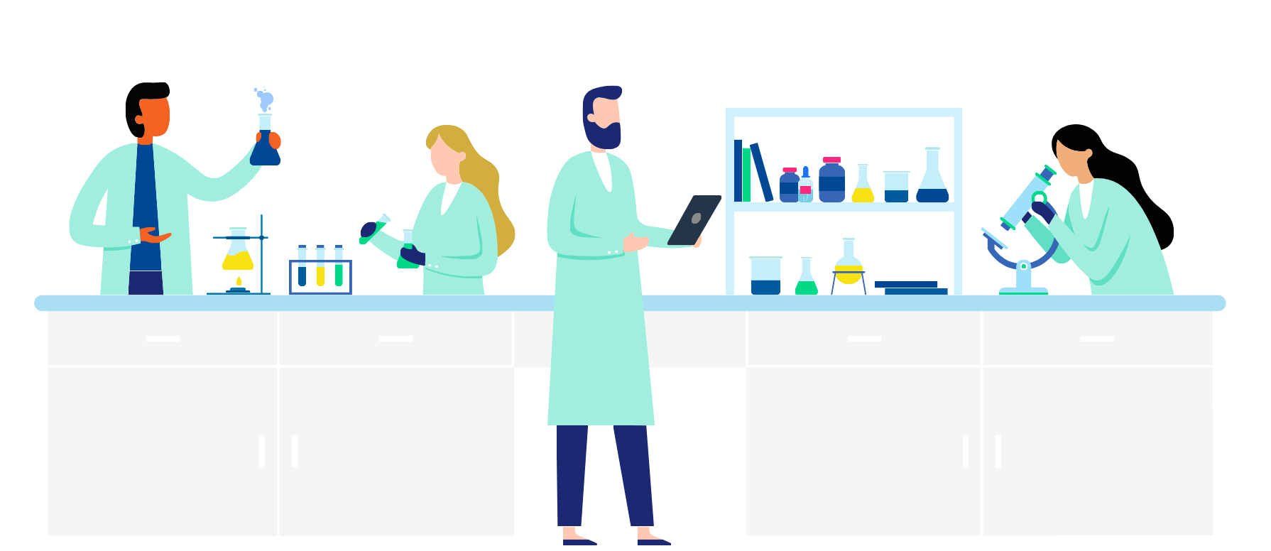 Illustrated Lab Use of LIMS