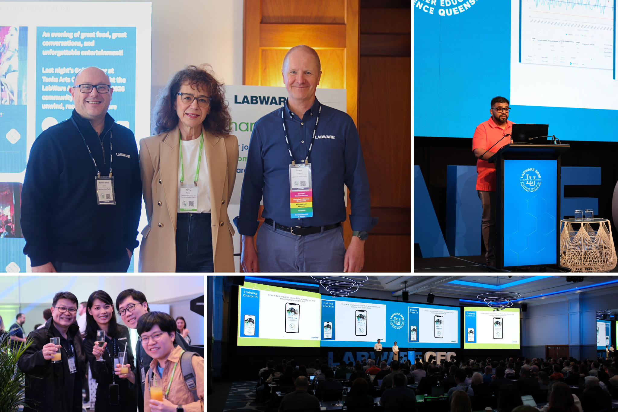 Customers, partners, and LabWare team members connected throughout the week during networking activities and social events.&nbsp;