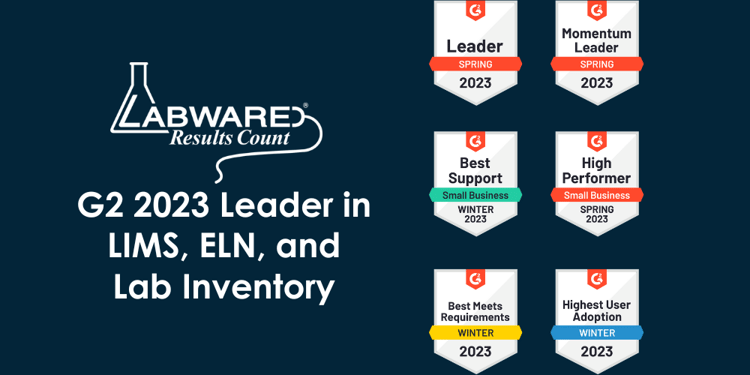 G2 2023 Leader in LIMS, ELN, and Lab Inventory (2)
