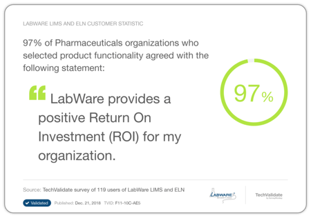 Pharmaceutical LabWare Testimonial 1