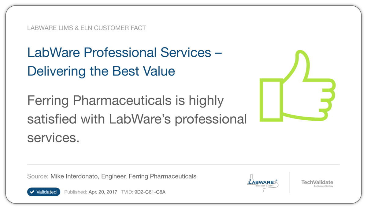 LabWare CSM Testimonial 2