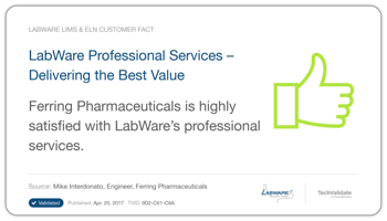 LabWare CSM Testimonial 2