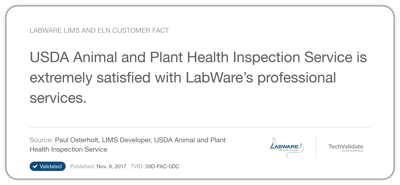 LabWare Implementation Testimonial 1