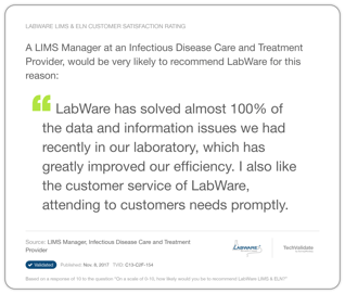 LabWare Implementation Testimonial 4