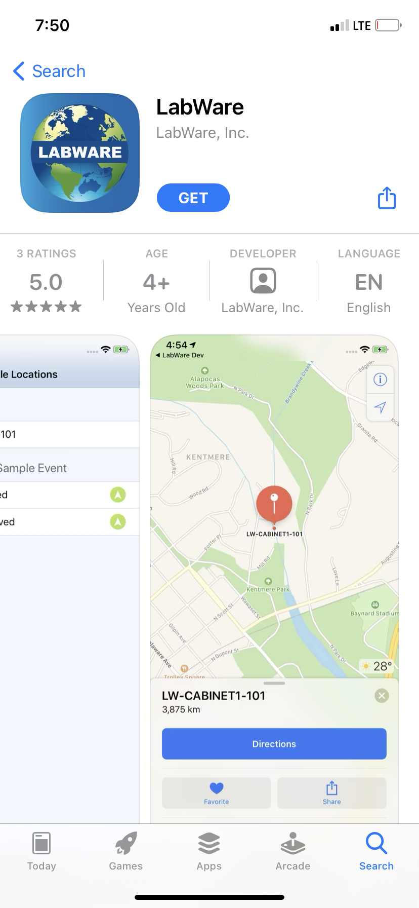 LabWare Mobile - App Store